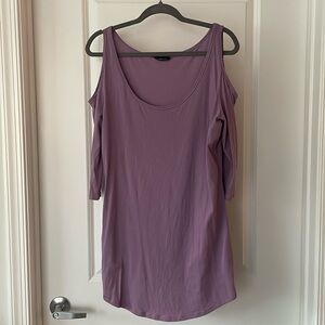 MODA International Women’s Cold Shoulder Shirt Dress Size XL